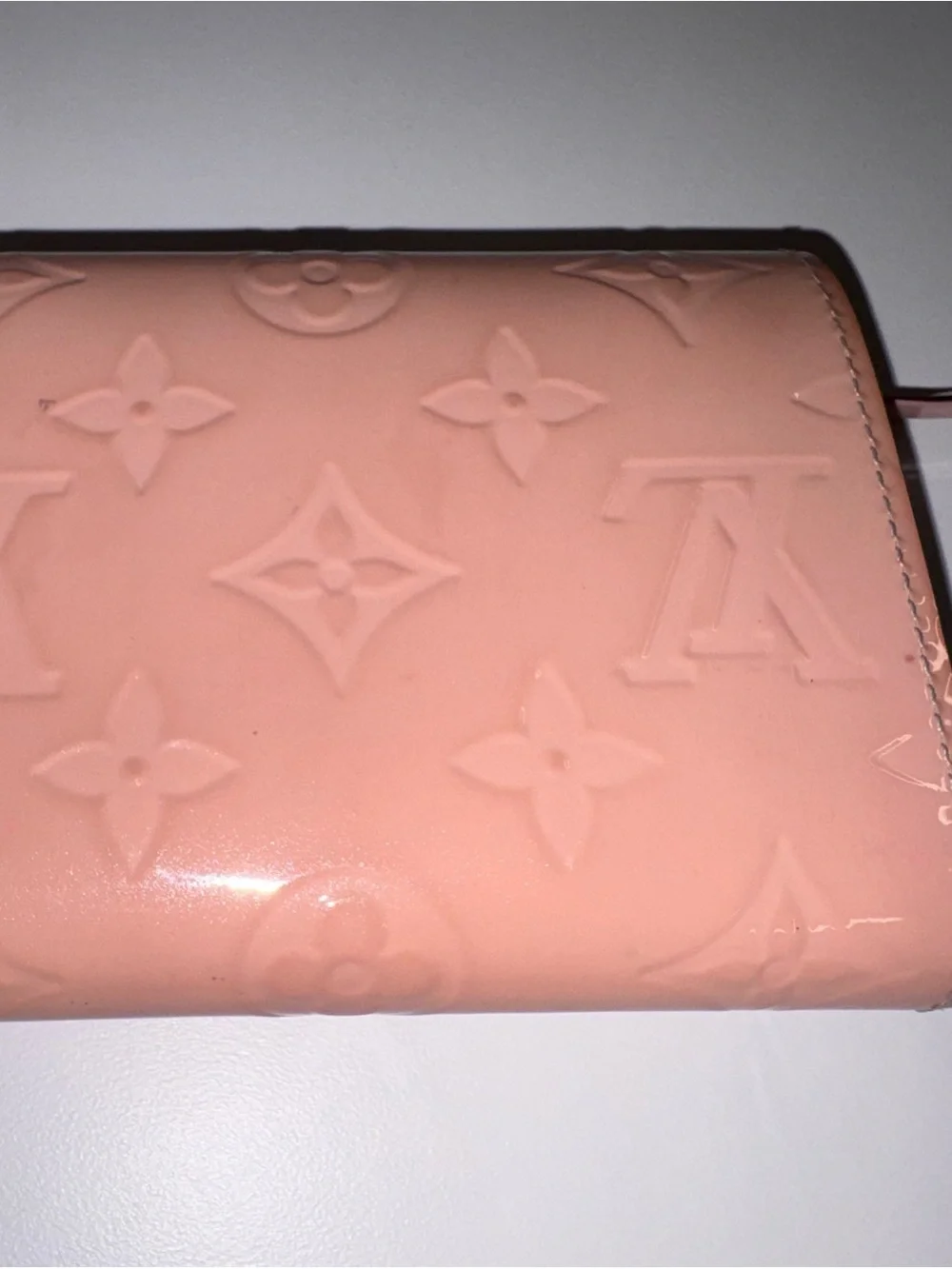 Louis Vuitton Vernis Victorine Wallet Rose Ballerine